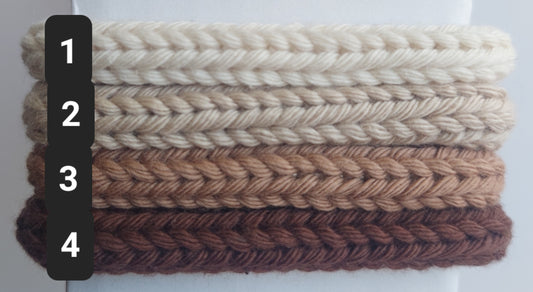 Knitted Wire Name or Word (Solid/One colour)