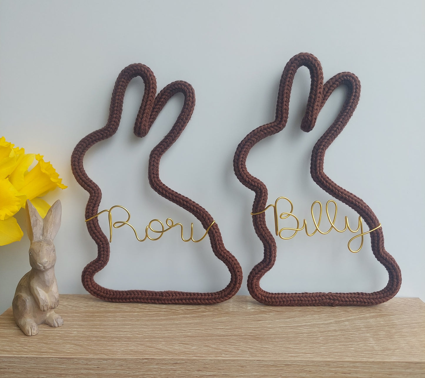Chocolate Easter Bunny - Personalised