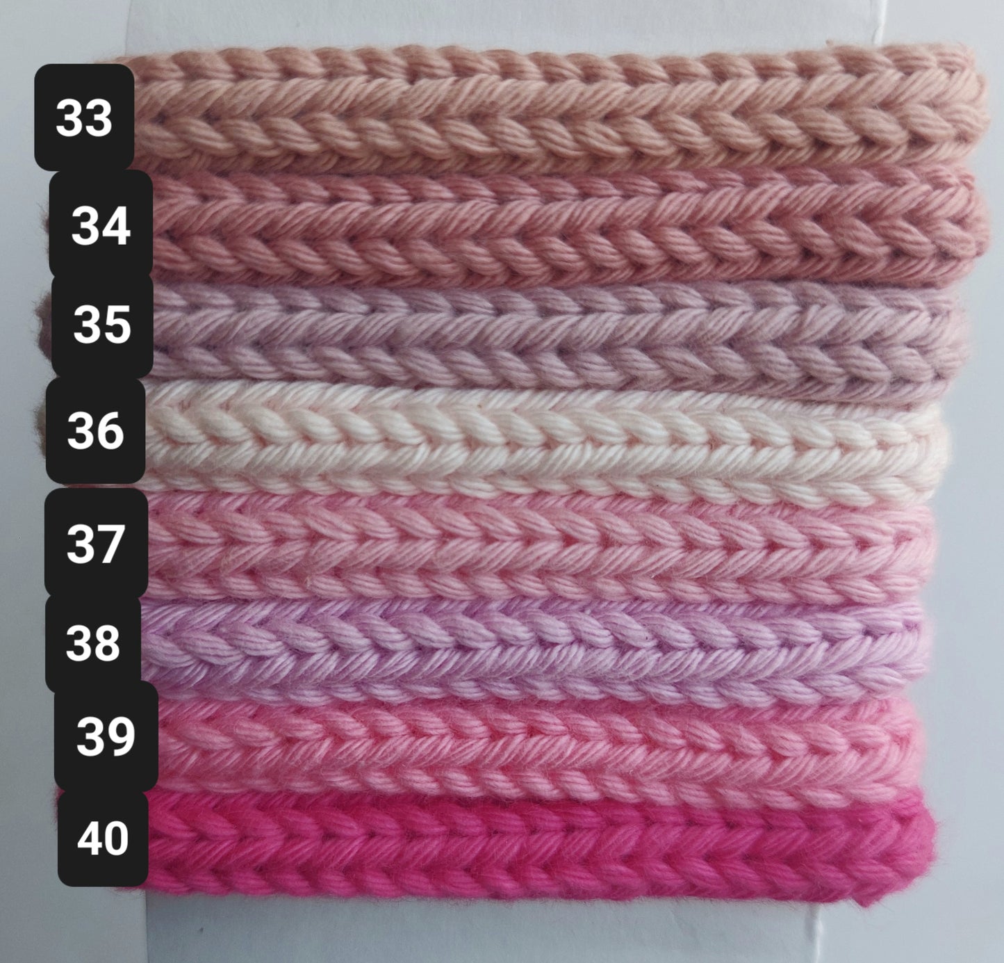 Knitted Wire Name or Word (Solid colour)