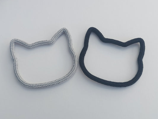 Knitted Wire Cat Head