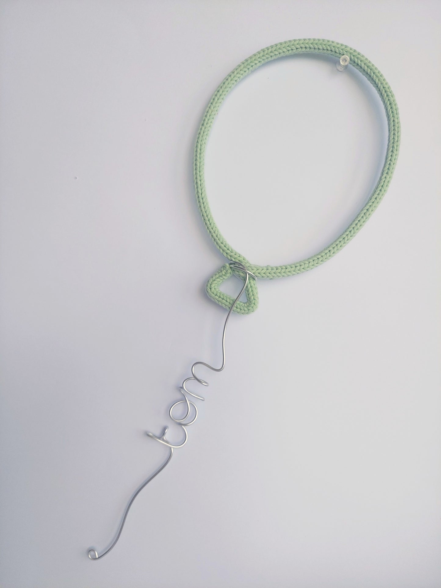 Knitted Wire Balloon - Personalised
