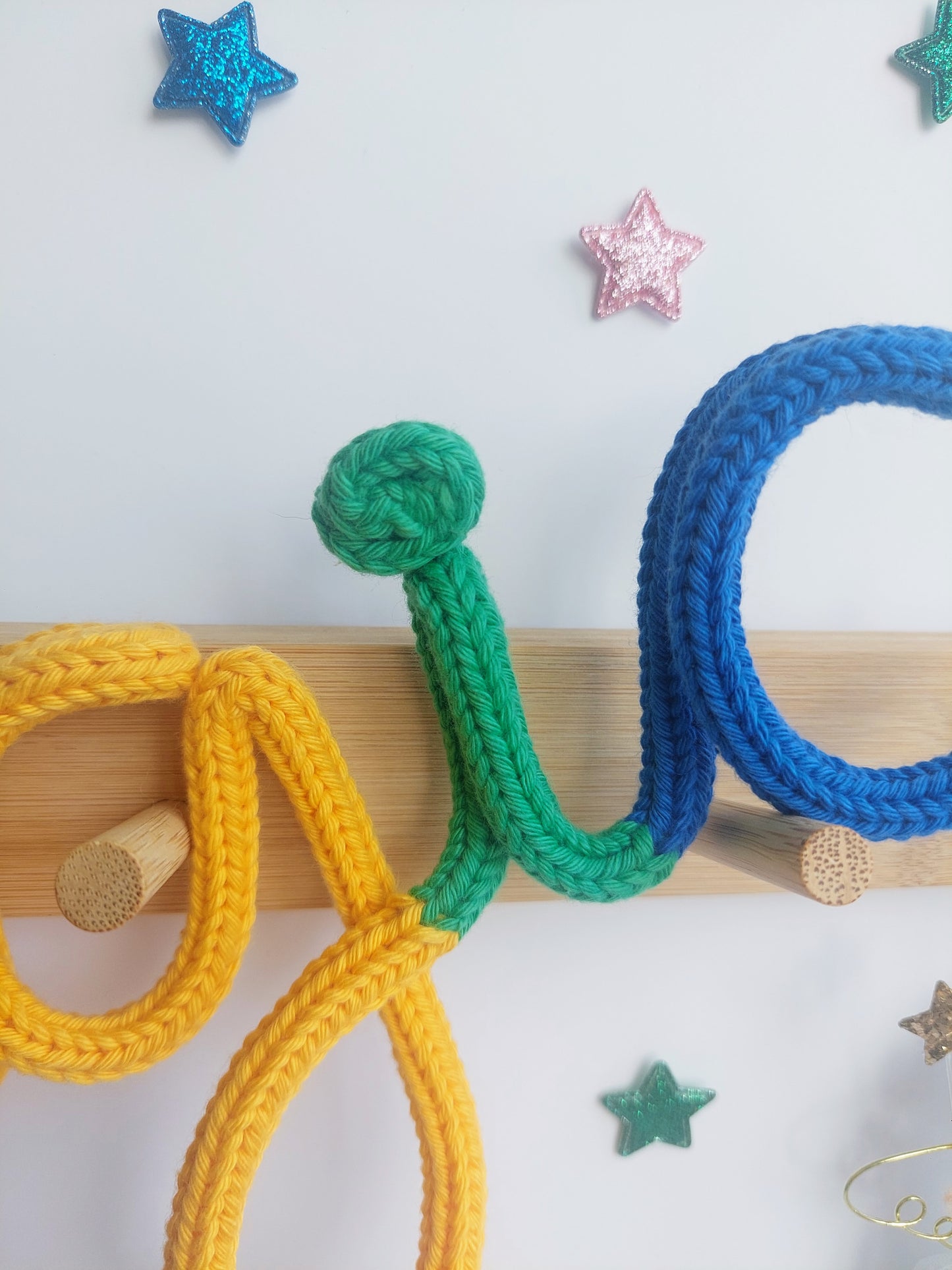 Knitted Wire Name or Word (Multicolour)