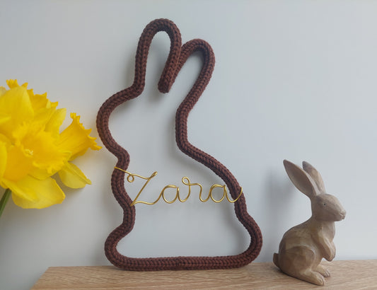 Chocolate Easter Bunny - Personalised