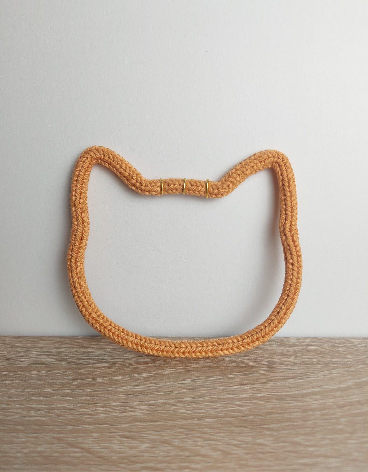 Knitted Wire Cat Head